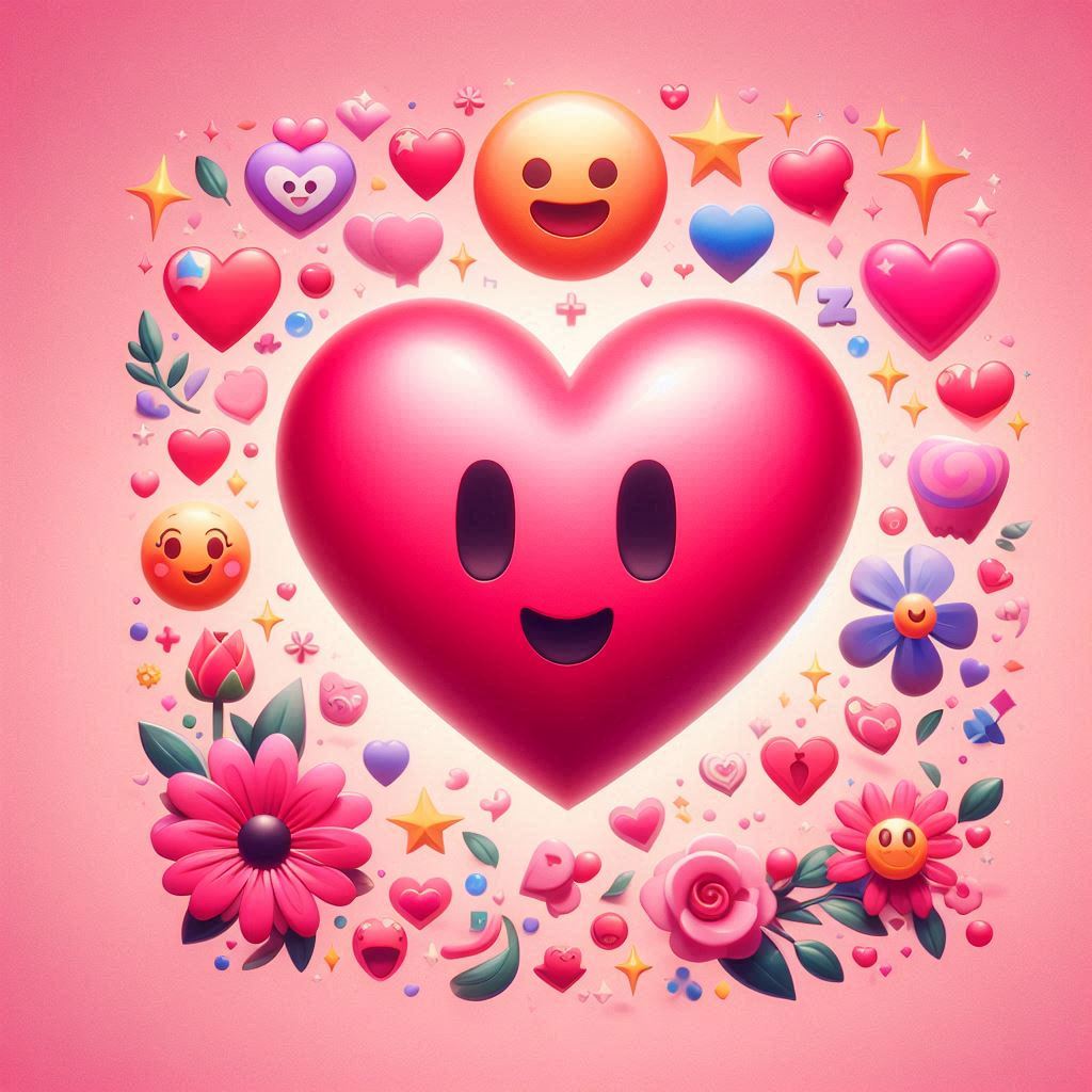 Những Emoji chủ đề Tình yêu và tình bạn