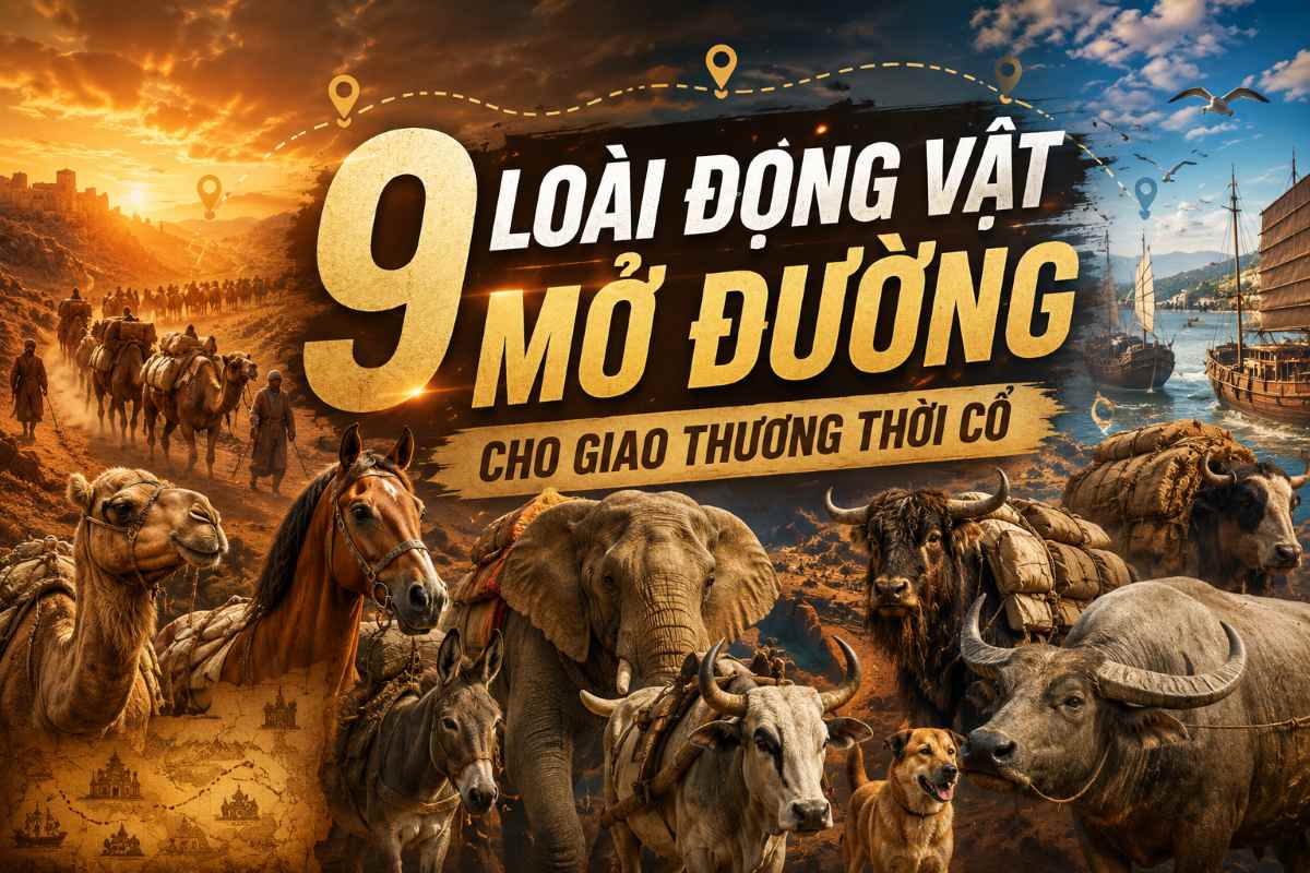 9 loài động vật mở đường cho giao thương thời cổ
